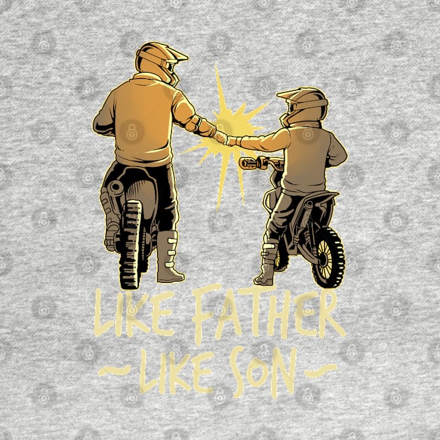 Dad Dirt Bike Out Motocross Gift Father And Son Dirt Bike Design by Linco